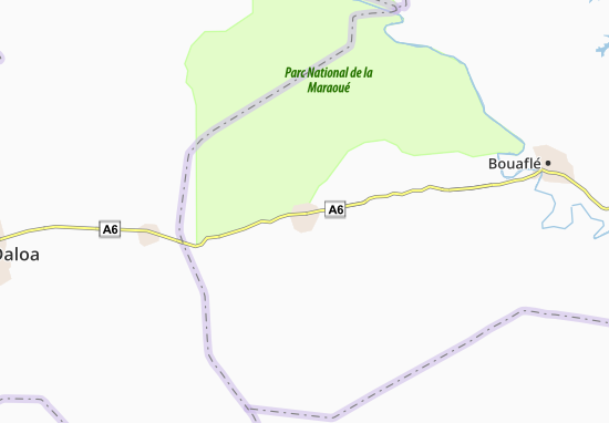 Kaart Plattegrond Vrigri-Fouta