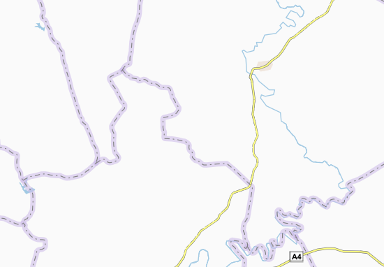 Kaart Plattegrond Koubikro