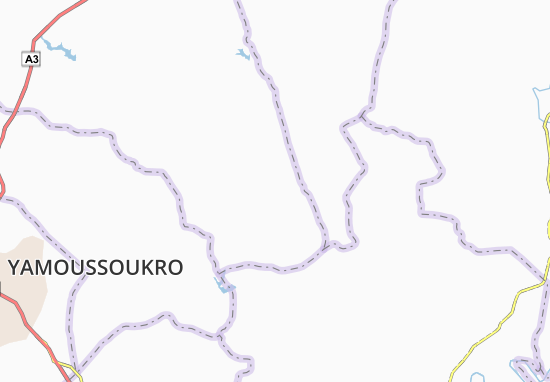 Miné Kouadiokro Map