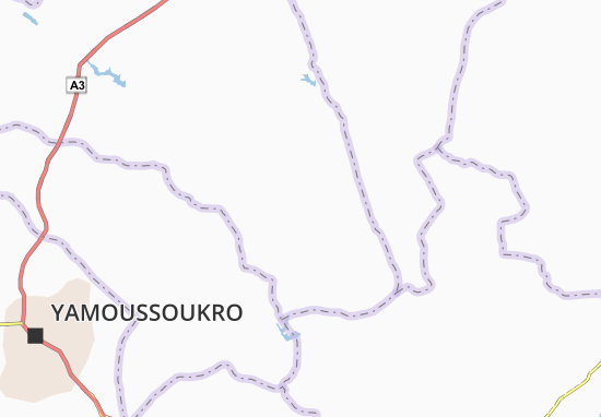 Karte Stadtplan Dioakro