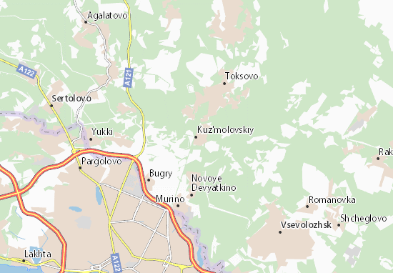 Mapas-Planos Kuz&#x27;molovskiy