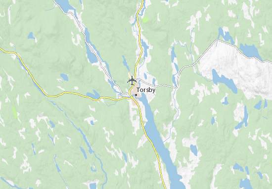 Karte Stadtplan Torsby