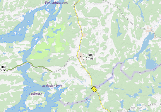 Kaart Plattegrond Perniö