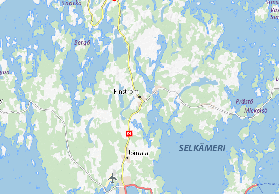 Mapa Finström
