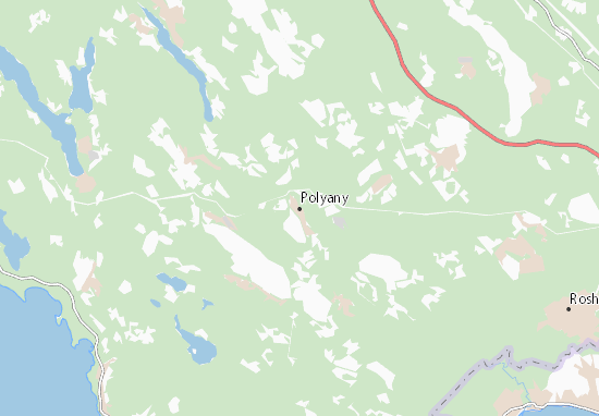 Mapa Polyany