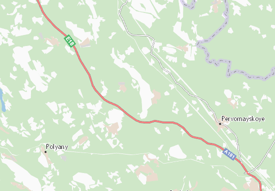 Kaart Plattegrond Nakhimovskoye