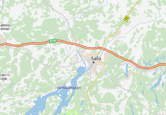 Kaart Plattegrond Halikko