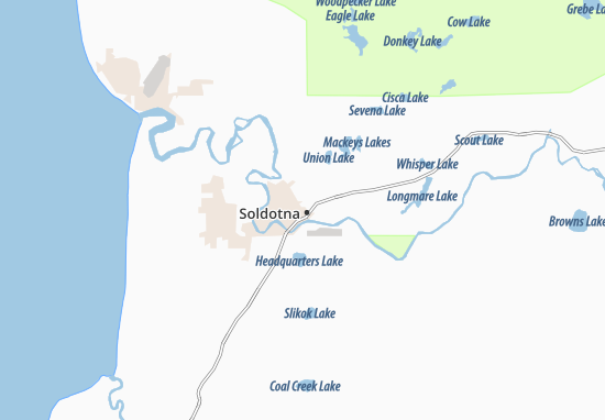 Karte Stadtplan Soldotna