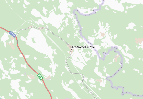 Mapa Krasnosel&#x27;skoye