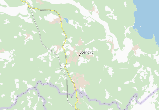 Karte Stadtplan Sosnovo