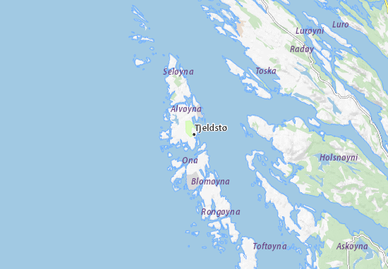 Tjeldstø Map