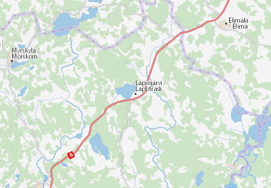 Karte Stadtplan Lapinjärvi