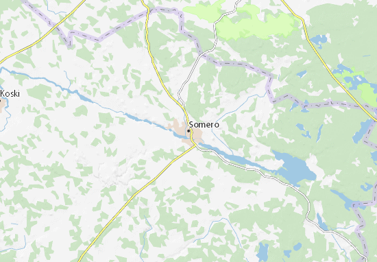 Mapa Somero
