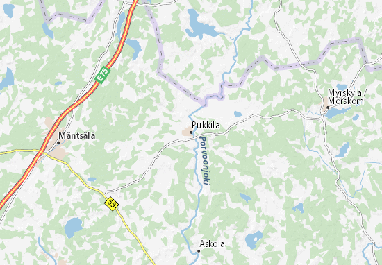 Pukkila Map