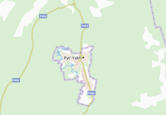 Pyt&#x27;-Yakh Map