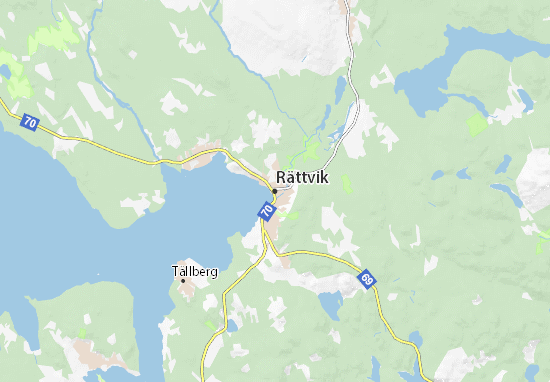 Karte Stadtplan Rättvik