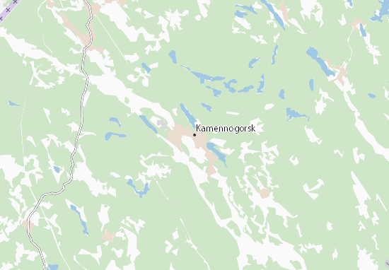 Mapa Kamennogorsk