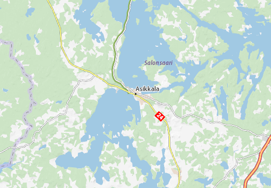 Kaart Plattegrond Asikkala