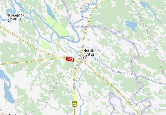 Karte Stadtplan Huittinen