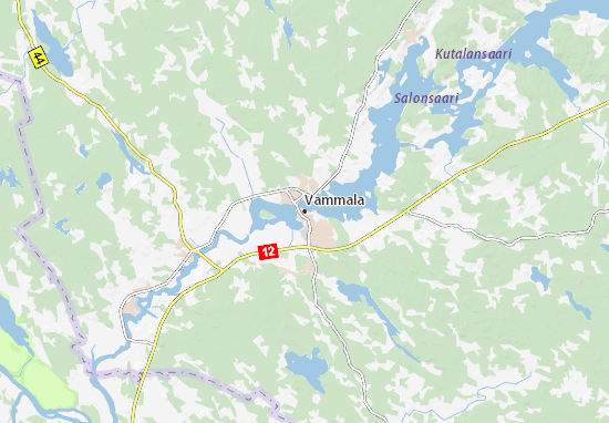 Kaart Plattegrond Vammala
