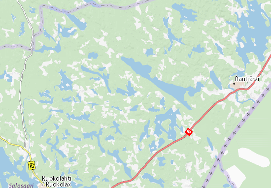 Ahjärvi Map