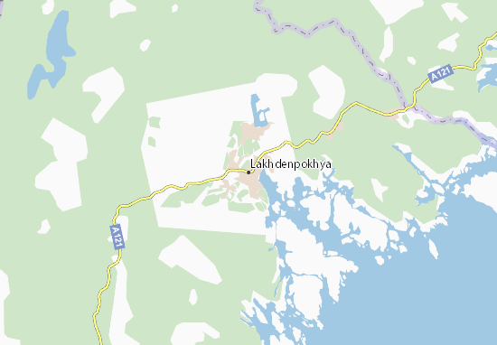 Karte Stadtplan Lakhdenpokh&#x27;ya