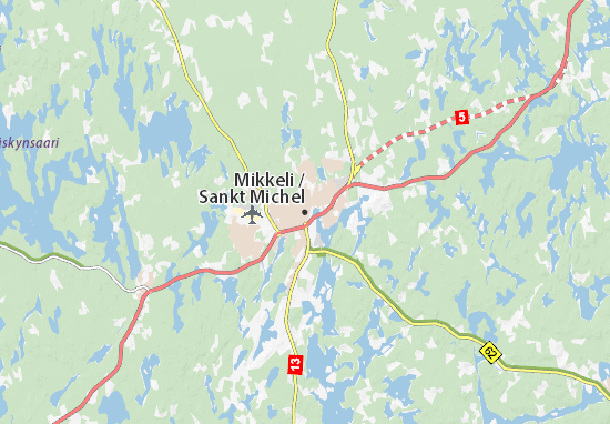 Mapa Mikkeli