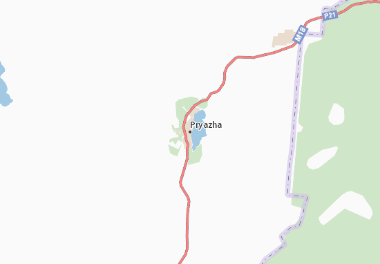 Mapa Pryazha
