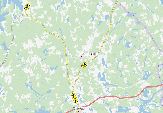 Kaart Plattegrond Juupajoki