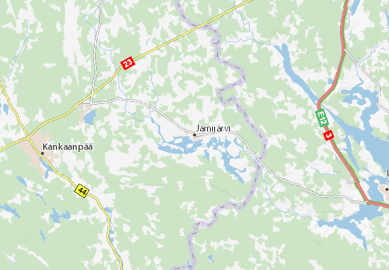 Kaart Plattegrond Jämijärvi