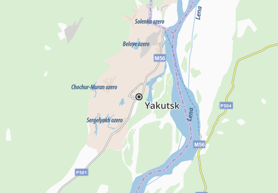 Yakutsk Map