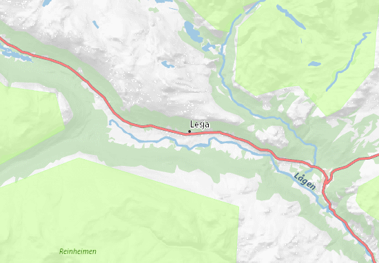 Lesja Map