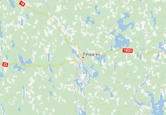Kaart Plattegrond Petäjävesi
