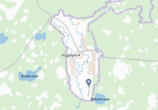 Kogalym Map