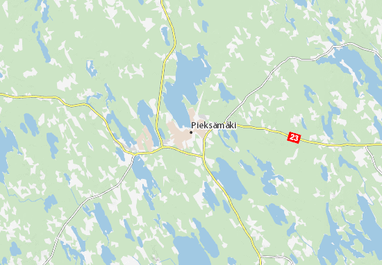 Kaart Plattegrond Pieksämäki