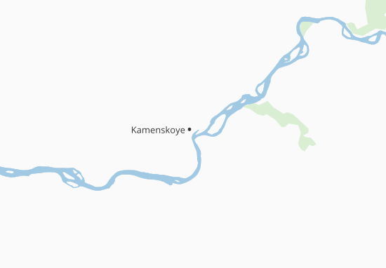 Mapa Kamenskoye