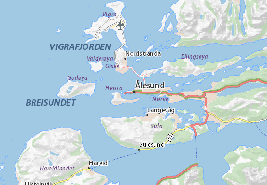 Ålesund Map