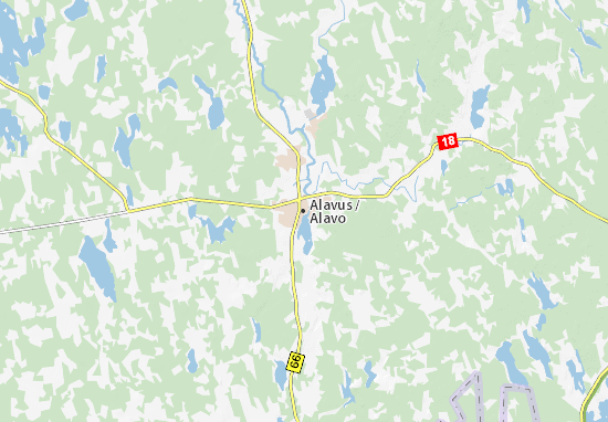 Mapa Alavus