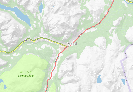 Oppdal Map