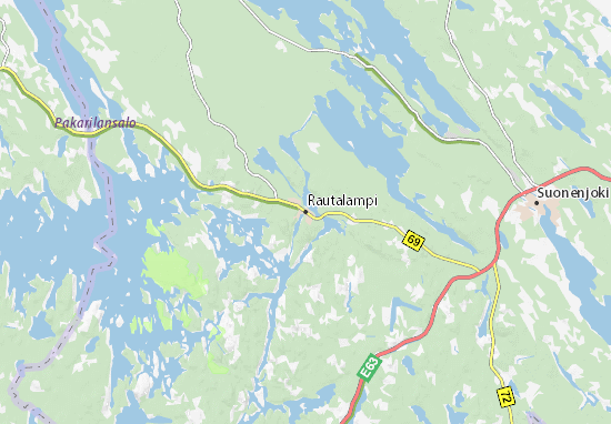Karte Stadtplan Rautalampi