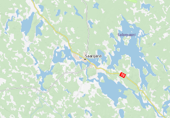 Karte Stadtplan Saarijärvi