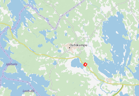 Mapa Outokumpu