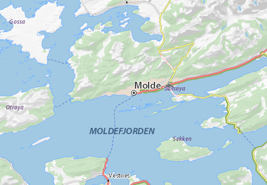 Kaart Plattegrond Molde