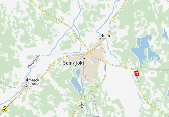 Kaart Plattegrond Seinäjoki