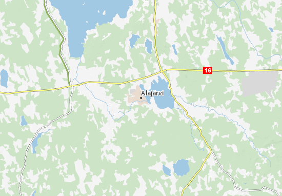 Mapa Alajärvi