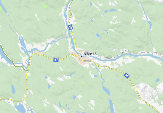 Mapa Sollefteå