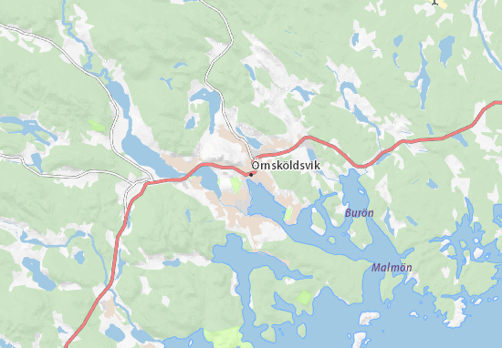 Mapa Örnsköldsvik