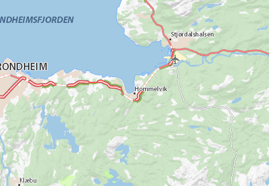 Hommelvik Map