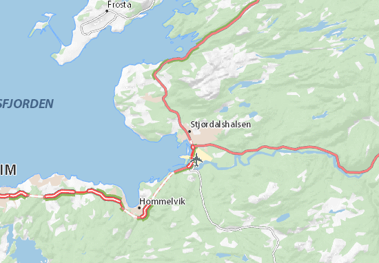 Mappe-Piantine Stjørdalshalsen