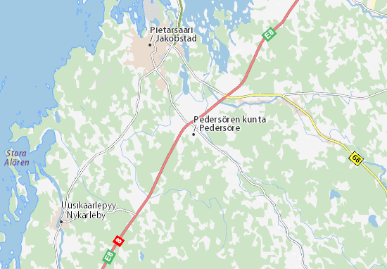 Mapa Pedersören kunta